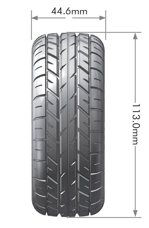 Tire &amp; Wheel B-ROCKET 1/8 Buggy Soft Black (2)