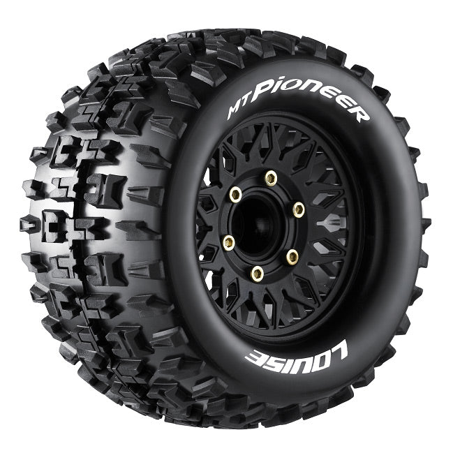 Tires &amp; Wheels MT-PIONEER 1/10 Soft (Removable 12, 14 &amp; 17mm Hex) (2)