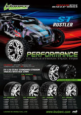 Tire &amp; Wheel ST-HUMMER 2,8" Chrome 1/2-Offset (2)*