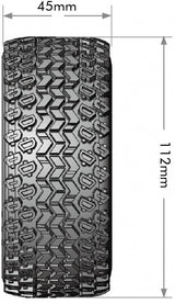 Tires &amp; Wheels SC-HUMMER (Removable Hex 4pcs) Soft (2)