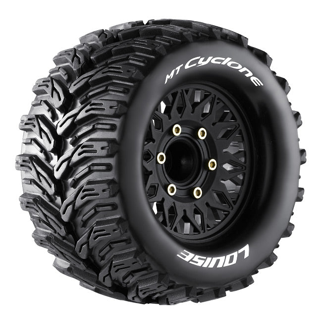 Tires &amp; Wheels MT-CYCLONE 1/10 Soft (Removable 12, 14 &amp; 17mm Hex) (2)