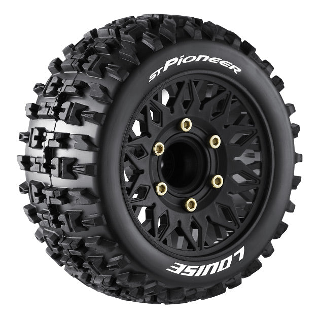 Tires &amp; Wheels ST-PIONEER 1/10 Soft (Removable 12, 14 &amp; 17mm Hex) (2)