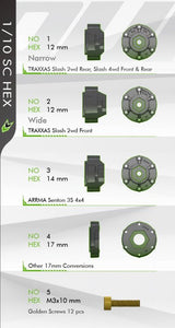 Tires &amp; Wheels SC-ROCKET M (Removable Hex 4pcs) Super Soft (2)