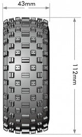 Tires &amp; Wheels SC-ROCK (Removable Hex 4pcs) Soft (2)