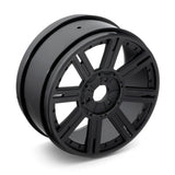 Wheel 1/8 Buggy Black (2)