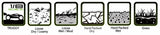 Tires &amp; Wheels T-ROCK 1/8 Truggy Soft Black (2)