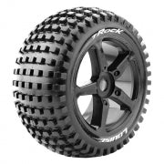 Tires &amp; Wheels T-ROCK 1/8 Truggy Soft Black (2)