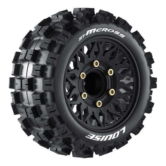 Tires &amp; Wheels ST-MCROSS 1/10 Soft (Removable 12, 14 &amp; 17mm Hex) (2)