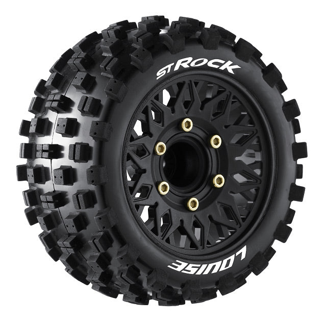 Tires &amp; Wheels ST-ROCK 1/10 Soft (Removable 12, 14 &amp; 17mm Hex) (2)