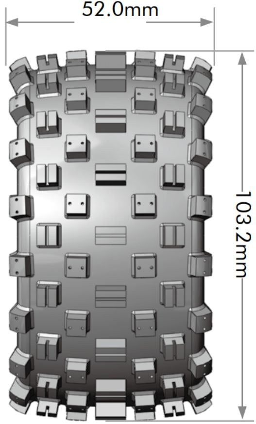 Tires &amp; Wheels ST-ROCK 1/10 Soft (Removable 12, 14 &amp; 17mm Hex) (2)