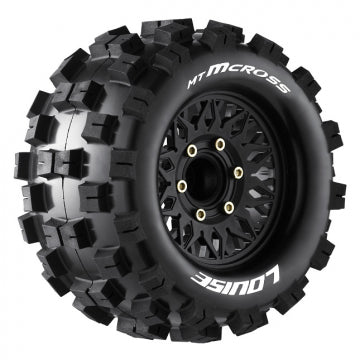 Tires &amp; Wheels MT-MCROSS 1/10 Soft (Removable 12, 14 &amp; 17mm Hex) (2)