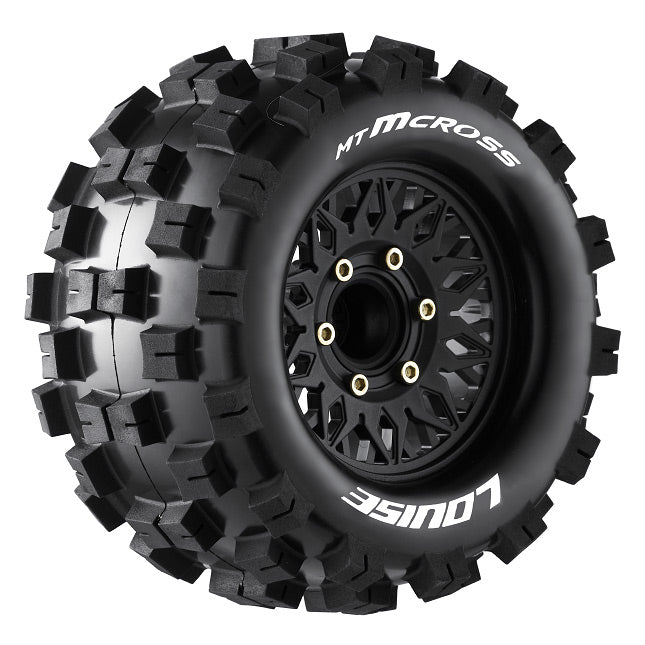 Tires &amp; Wheels MT-MCROSS 1/10 Soft (Removable 12, 14 &amp; 17mm Hex) (2)
