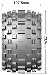 Tires &amp; Wheels MT-ROCK 3,8" Sport (Removable 17mm Hex 0" &amp; 1/2" Offset) (2)