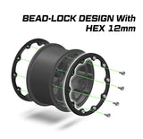 DÃ¤ck &amp; FÃ¤lg MT-PIONEER 1/10 Svart Beadlock (1/2) Soft MFT*