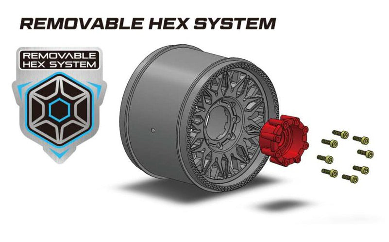 Tires &amp; Wheels MT-PIONEER 1/10 MAXX Soft MFT (Removable 12, 14 &amp; 17mm Hex) (2)