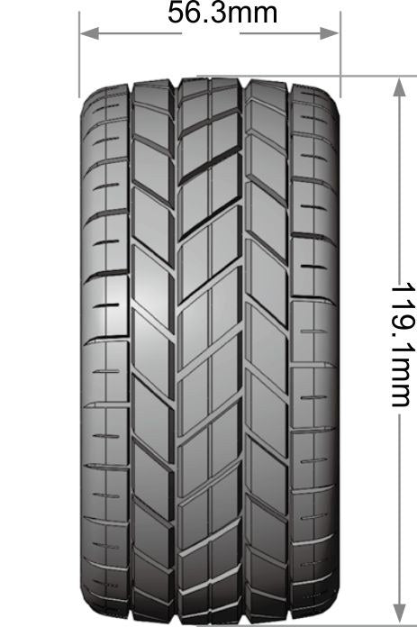 Tires &amp; Wheels ST-ROCKET 1/10 Soft MFT (Removable 12, 14 &amp; 17mm Hex) (2)
