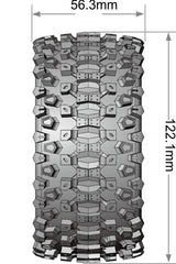 Tires &amp; Wheels ST-UPHILL 1/10 Soft MFT (Removable 12, 14 &amp; 17mm Hex) (2)