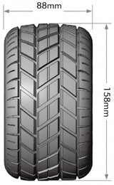 Tires &amp; Wheels ST-ROCKET 3,8" Sport MFT (Removable 17mm Hex 0" &amp; 1/2" Offset) (2)