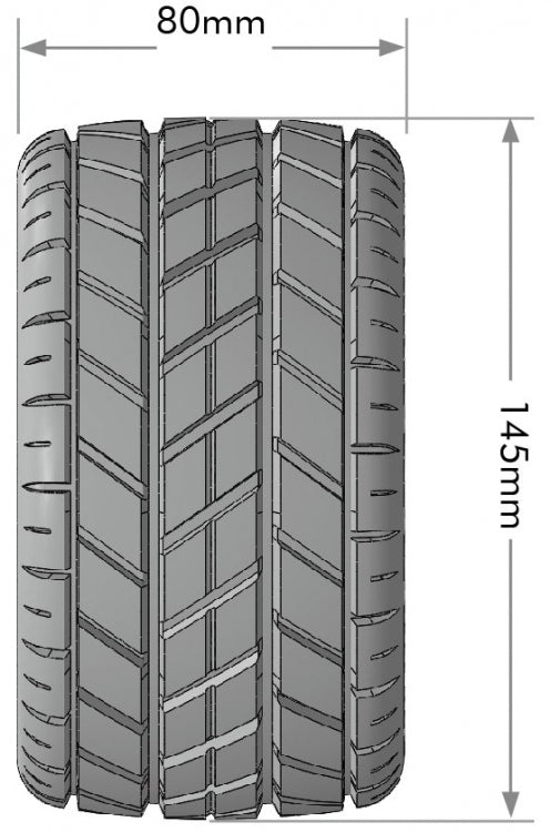 Tires &amp; Wheels MT-ROCKET Speed 3,8" (Removable Hex 0" &amp; 1/2" Offset) Soft MFT (2)
