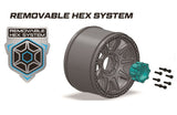 Tires &amp; Wheels MT-UPHILL Speed 3,8" (Removable Hex 0" &amp; 1/2" Offset) Soft MFT (2)