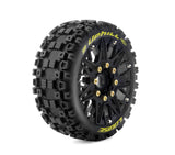 Tires &amp; Wheels B-UPHILL 1/8 Buggy Soft MFT (Removable 17mm Hex 0" &amp; 1/2" Offset) (2)