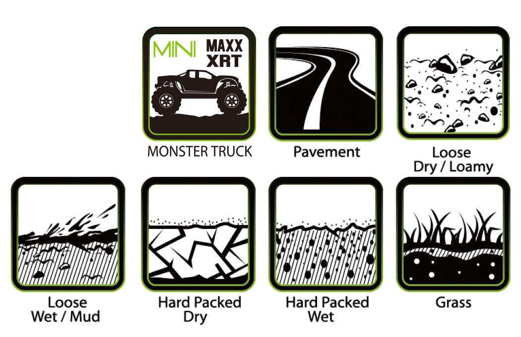Tires &amp; Wheels ST-UPHILL Mini Maxx/ XRT (0 &amp; 1/2 Offset Hex) (2)