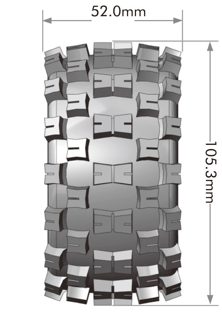 Tires &amp; Wheels ST-MCROSS Mini Maxx/ XRT (0 &amp; 1/2 Offset Hex) (2)