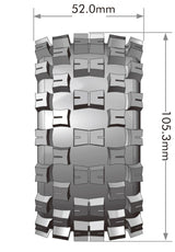 Tires &amp; Wheels ST-MCROSS Mini Maxx/ XRT (0 &amp; 1/2 Offset Hex) (2)