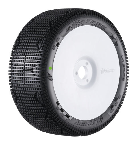 Tire &amp; Wheel B-AIR TRAK 1/8 Buggy Super Soft White (2)