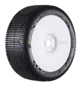 Tire &amp; Wheel B-AIR TRAK 1/8 Buggy Super Soft White (2)