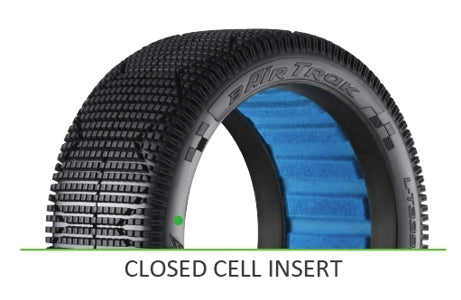 Tire &amp; Wheel B-AIR TRAK 1/8 Buggy Super Soft White (2)