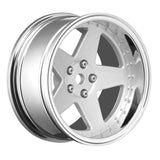 Wheels Drift 5-Spoke Matte Silver (2,4,6,8mm Offset) 12mm Hex (4)