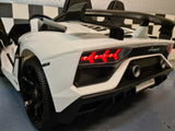 Lamborghini Aventador 2-personers 24 volt med drift hvid