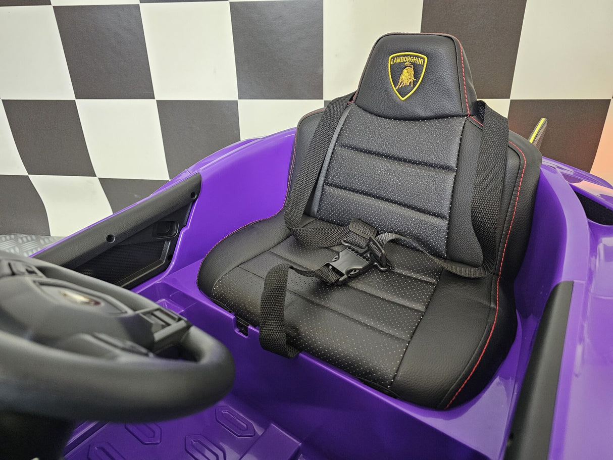 Børnebil Lamborghini Auténtica lilla 12 volt
