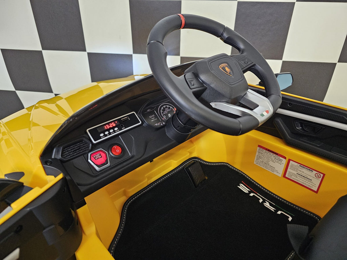 Lamborghini Urus 12V elbil för barn – gul