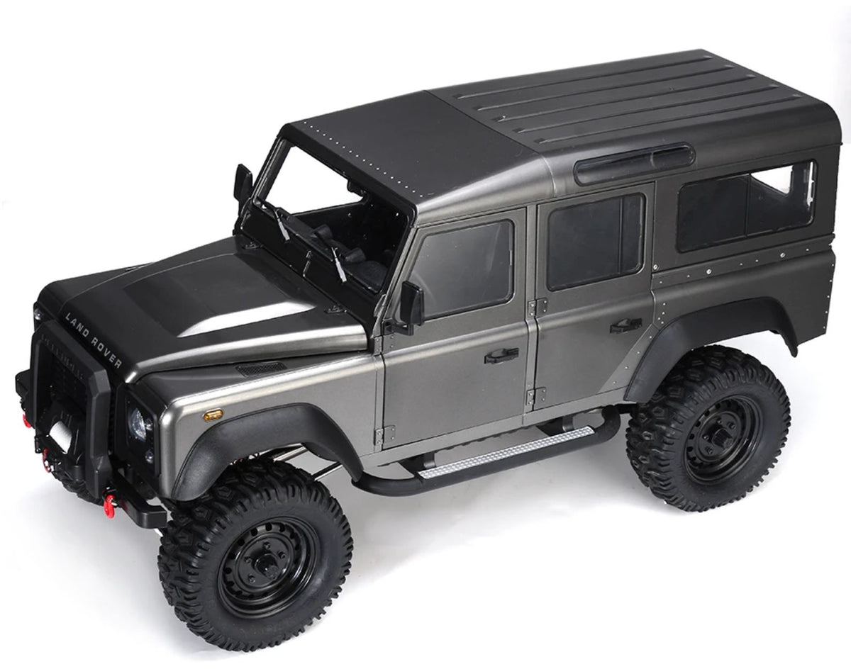 Land Rover Defender D110 4WD - 5-dörrars mycket detaljerad 1:8 crawler