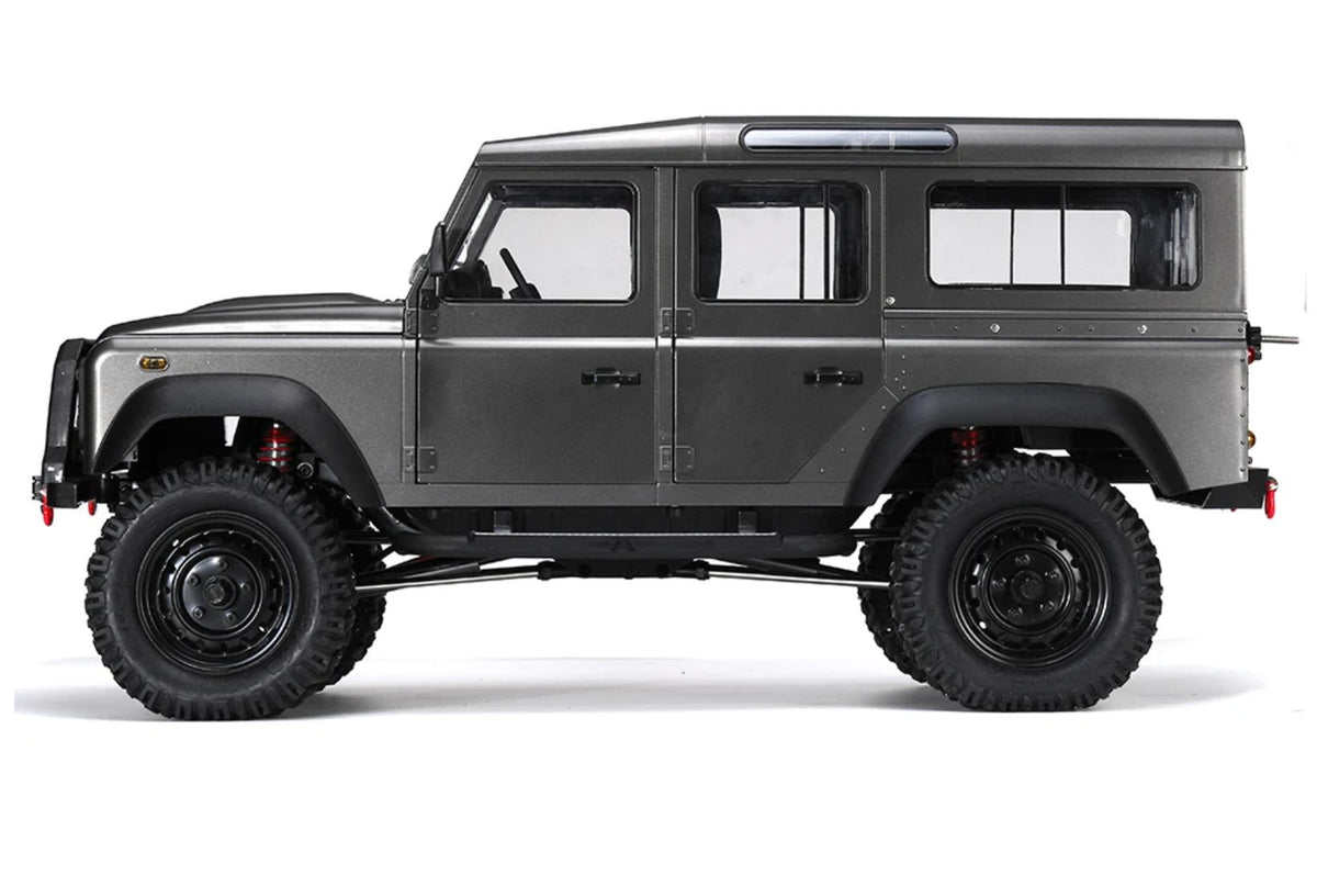 Land Rover Defender D110 4WD - 5-dörrars mycket detaljerad 1:8 crawler
