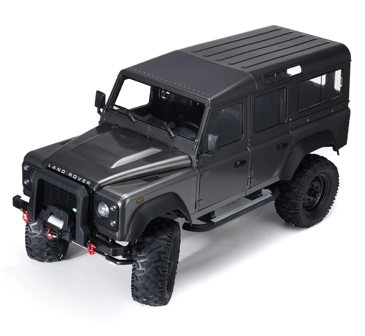 Land Rover Defender D110 4WD - 5-dörrars mycket detaljerad 1:8 crawler