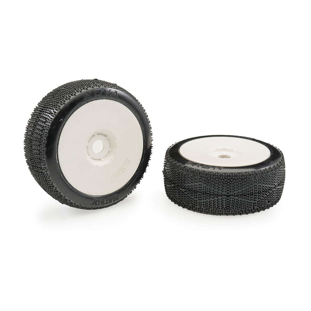 MATRIX M.NOVS-GL - Matrix Nova Soft 1:8 Buggy Pre-glued White Wheels 2 pcs
