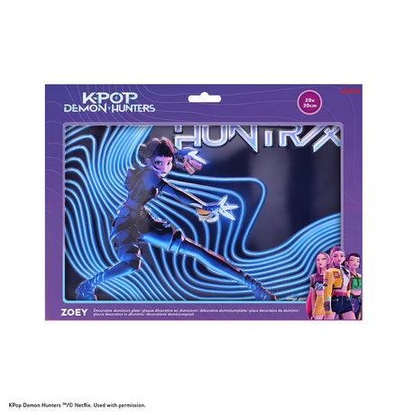 Embossed aluminum poster - Zoey - KPop Demon Hunters