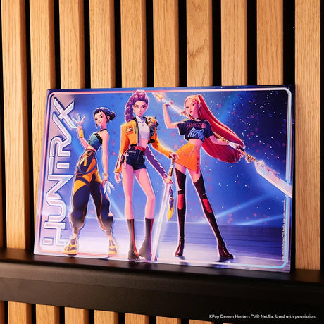 Embossed aluminum poster - Huntr/x Group - KPop Demon Hunters