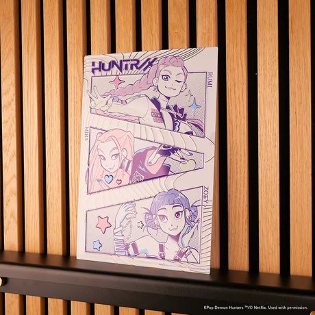 Embossed aluminum poster - Rumi Mira Zoey - KPop Demon Hunters