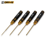 Pro TiN Allen Wrench Straight Hex Tool Set - 1.5, 2, 2.5 &amp; 3mm