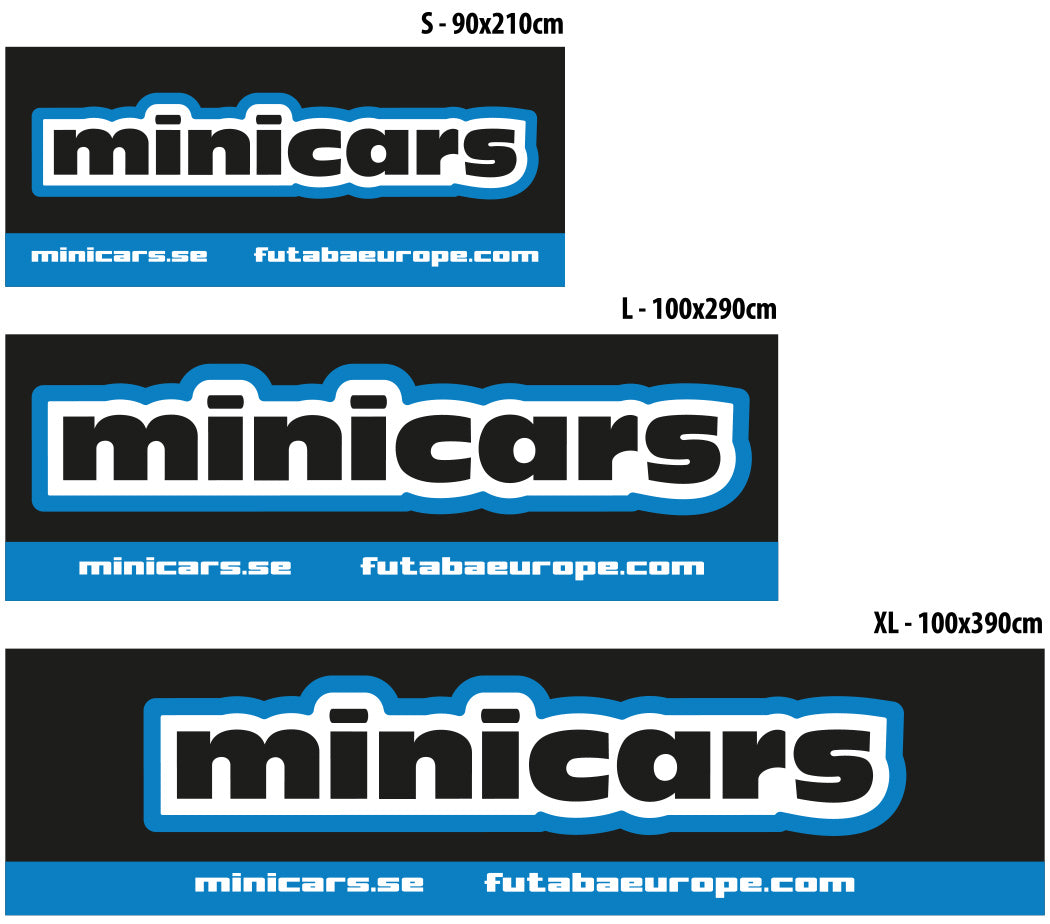 Banner Minicars - XL 100x390cm