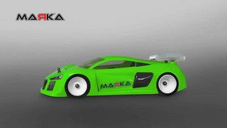Marka Racing Mini-Z RK408 Racing Lexan Body Kit (98mm W/B) - Light Weight