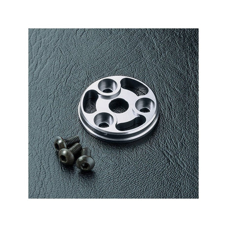 DISC.. RMX Alum. spur gear cover (silver)