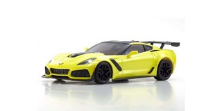 Kyosho MZP240Y - Mini-Z Chevrolet Corvette ZR1 Racing Yellow Body (W-MM)