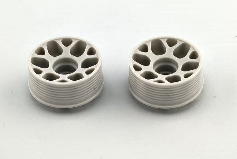 Marka Racing 1:28 Mini-Z 2WD CNC Delrin FRONT Wheel 8.5x20mm +2 Offset (LIGHT GREY)