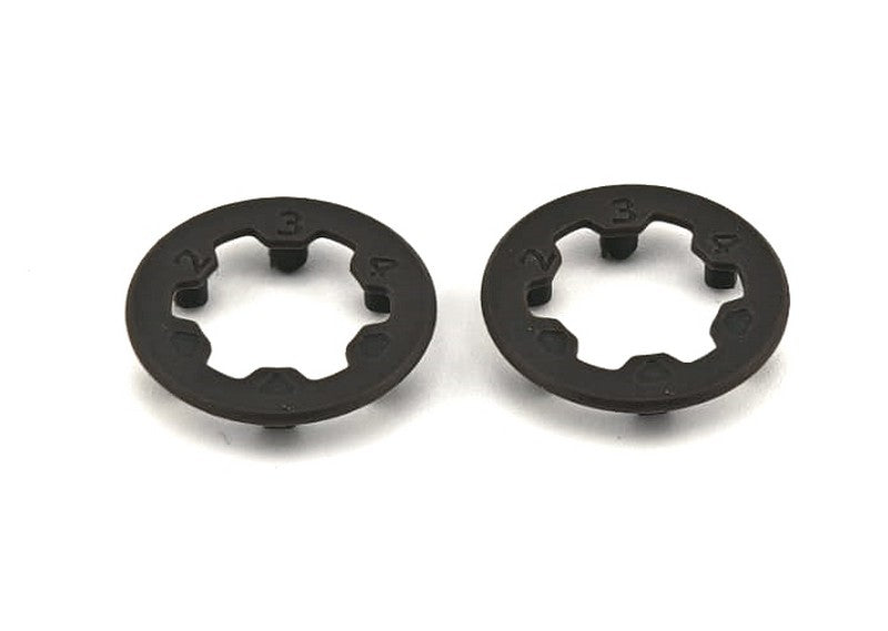 Marka Racing 1:28 Mini-Z Side Wall Flange - DARK GREY 23.4mm (2 Pcs)