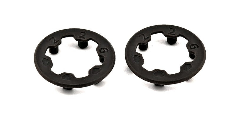 Marka Racing 1:28 Mini-Z Side Wall Flange - DARK GREY 22.6mm (2 Pcs)